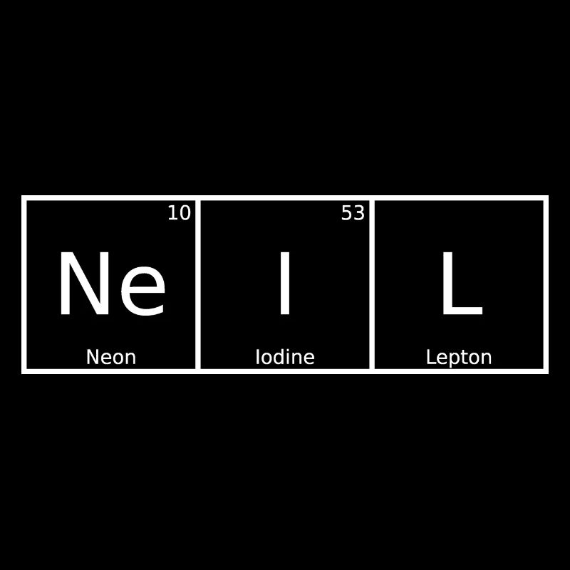 Neil Nom Prénom Chimie Tableau périodique Éléments