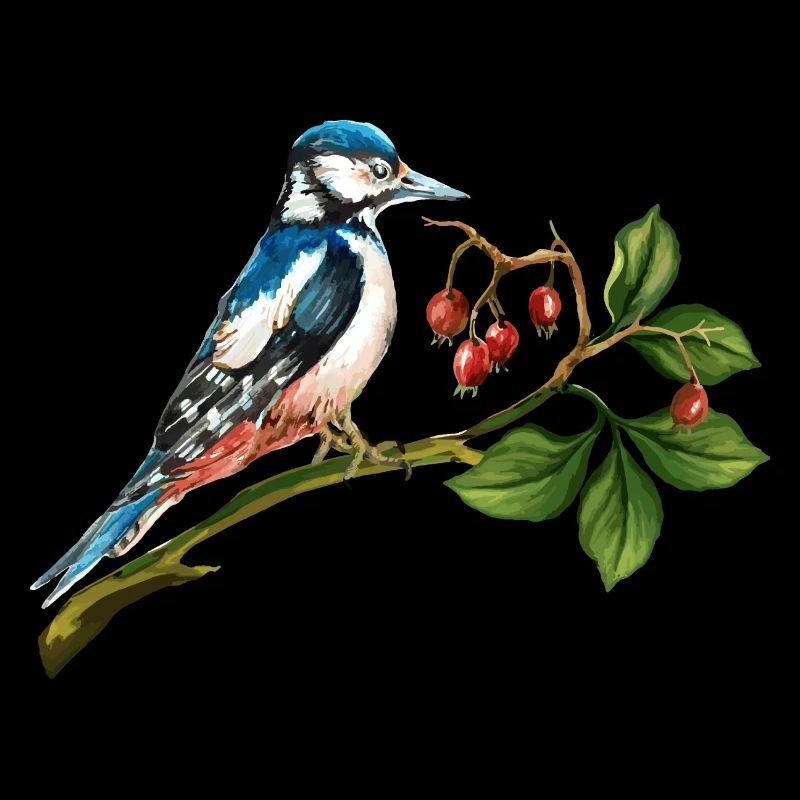 Bunter Vogel