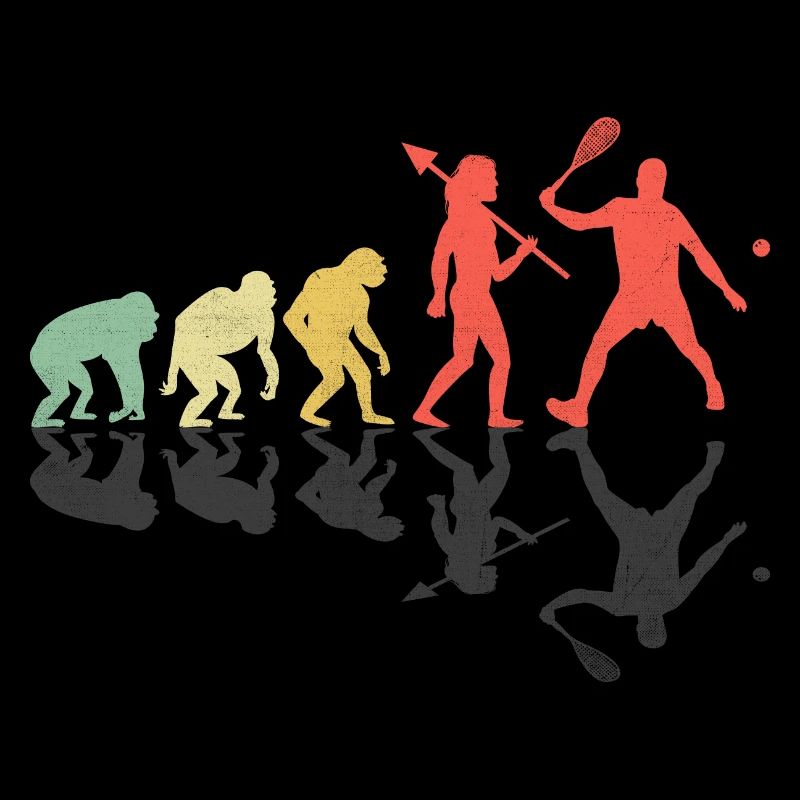 Squash-Spieler Squash-Evolution-Spieler Raquetball S