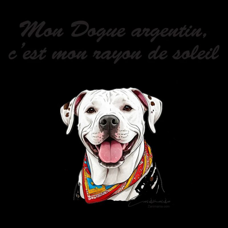 Dogue argentin rayon de soleil