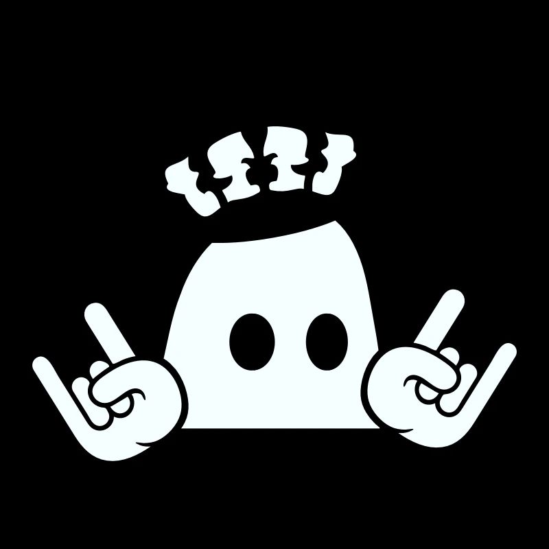 Cute Metal Halloween Ghost King Crown Ghost