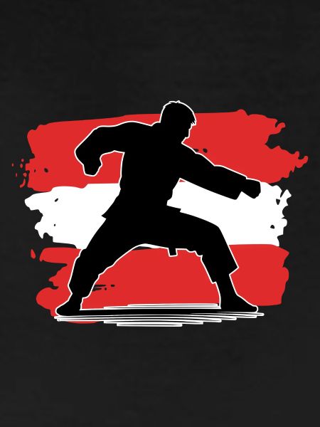 Austria Flag Judo