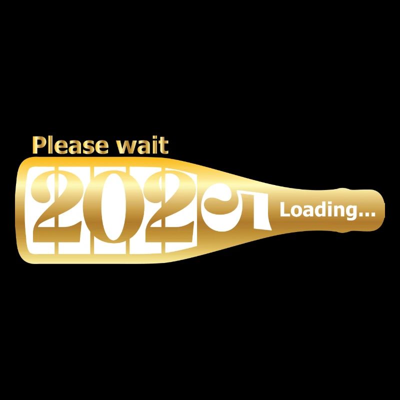 Please Wait 2025 Loading Witziges Silvester Design
