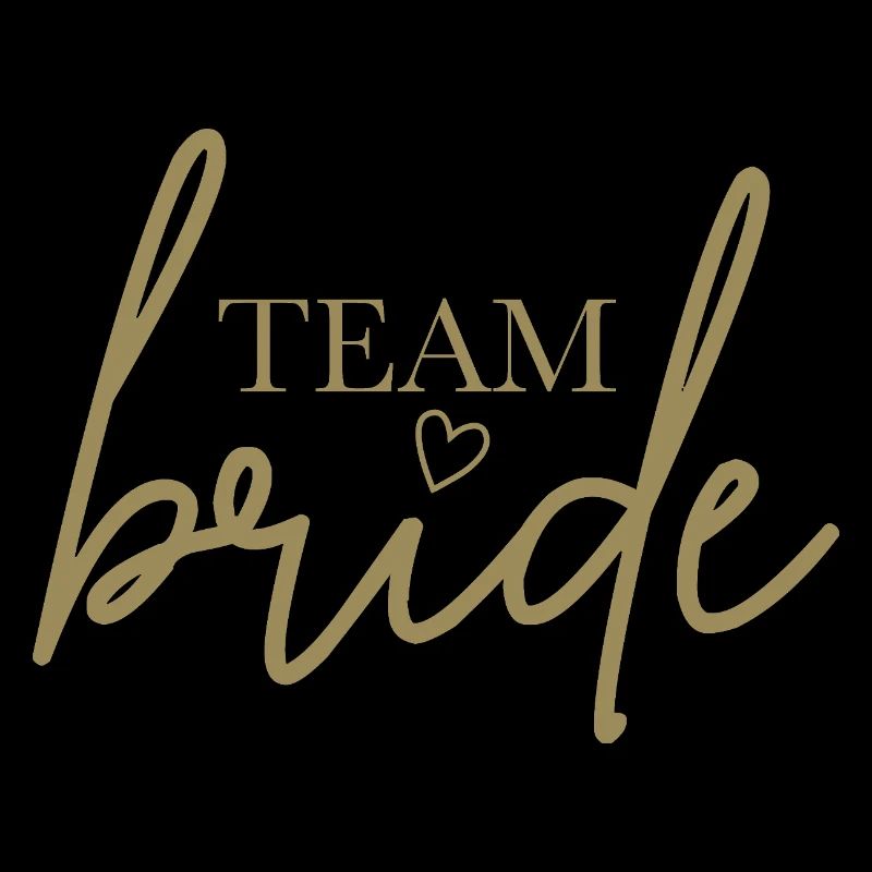 Team Bride mit Herz