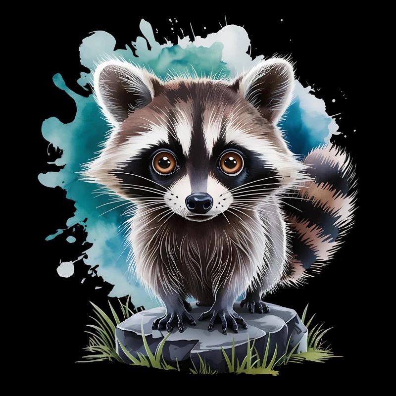 Süßer Waschbär