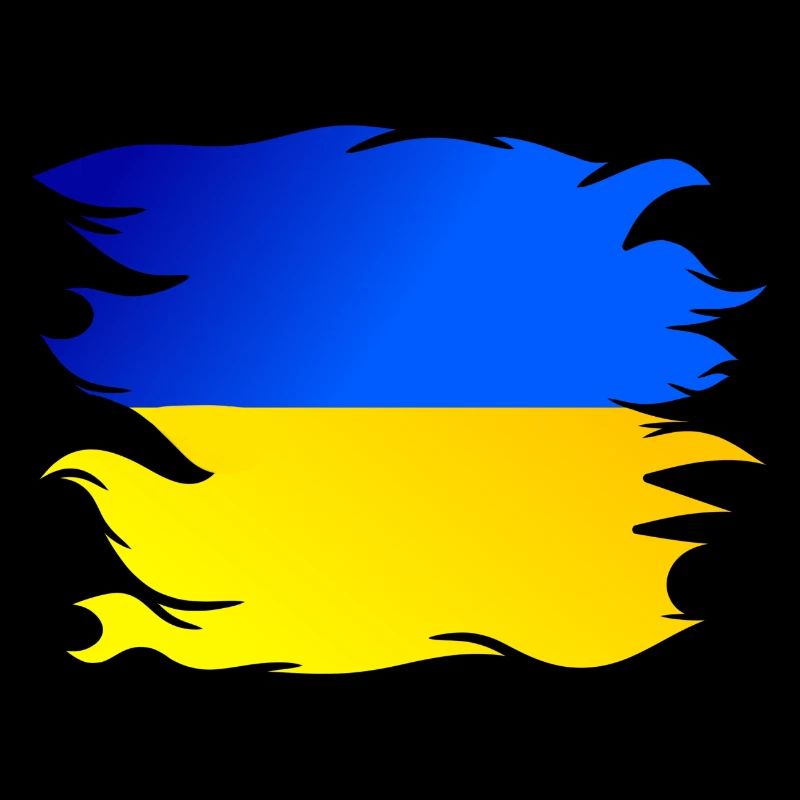 Drapeau de l’Ukraine Drapeau