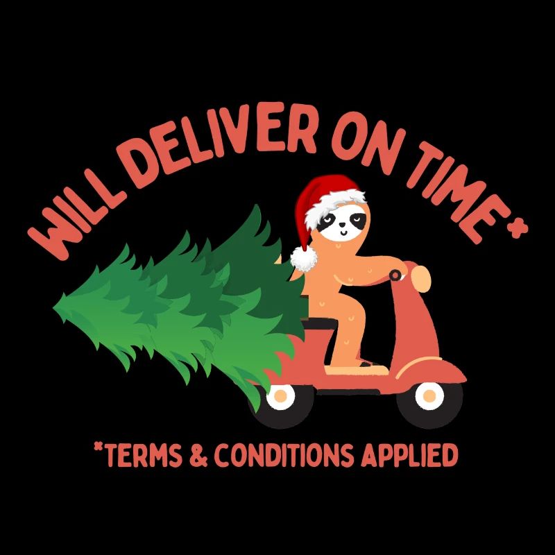 Faultier wird Weihnachtsbaum pünktlich liefern