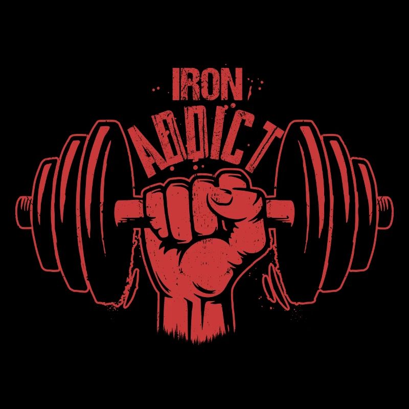 Iron Addict Workout Training Weight Lifting