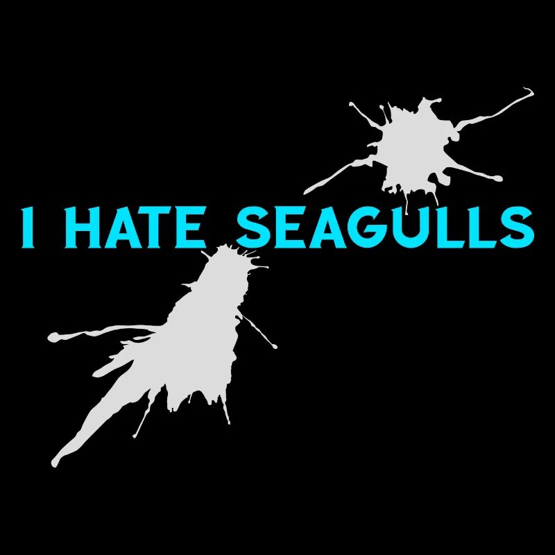 I hate Seagulls Seagull Captain Harbor Master Boat
