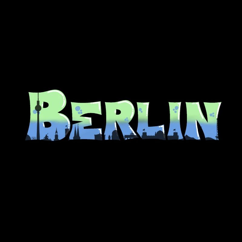 Lettrage graffiti « Berlin »