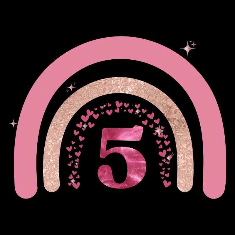 5e anniversaire rainbow rose