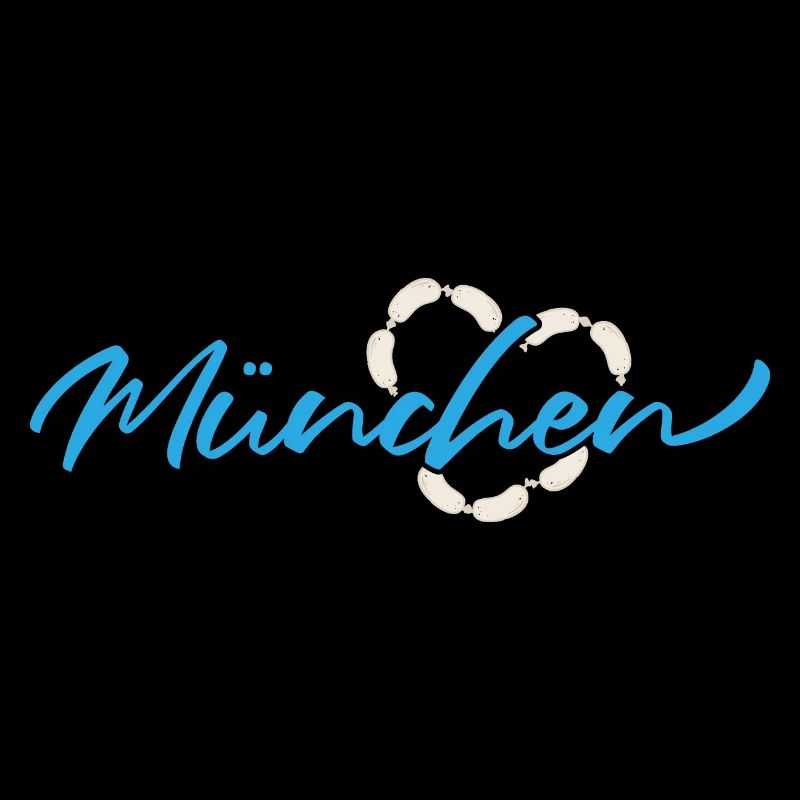 Mon cœur bat pour Munich - Bleu