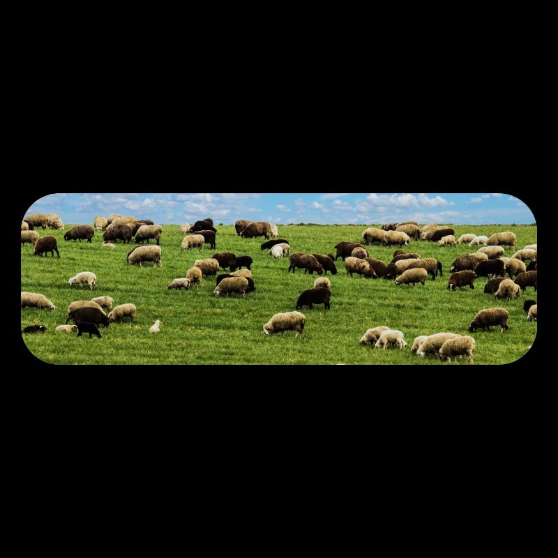 Schafherde am weiden