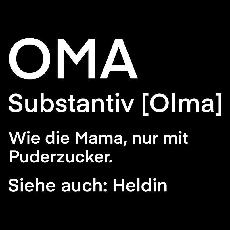 Oma Definition Geschenkidee