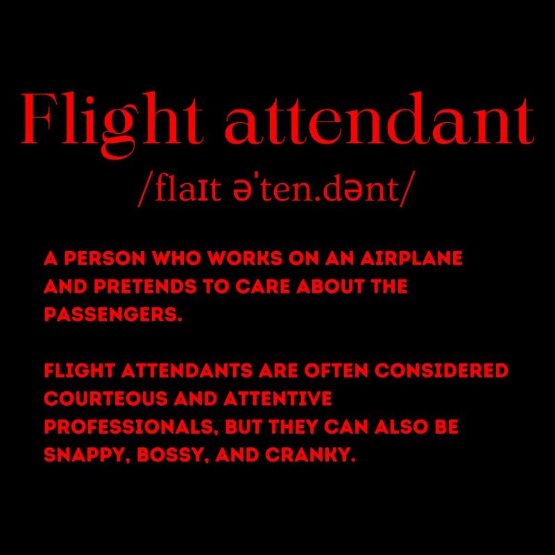 Flight Attendant Definition