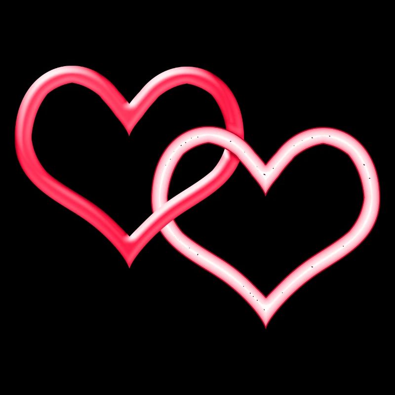 Two Connected Hearts