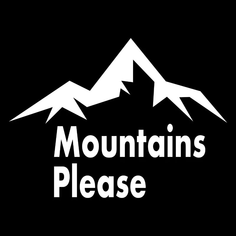 Berge Mountains Please Spruch