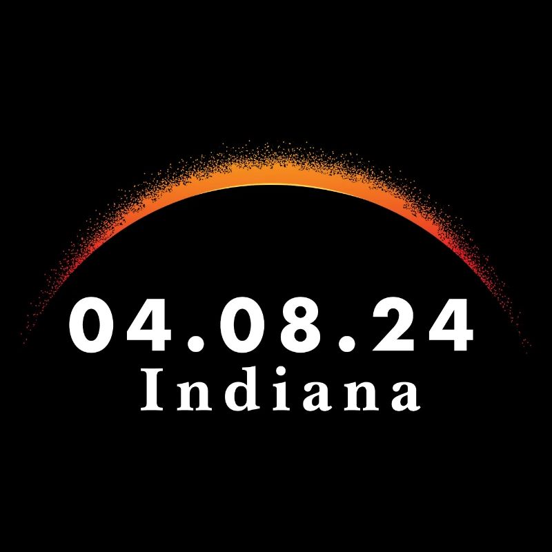 Total Solar Eclipse Path of Totality Indiana