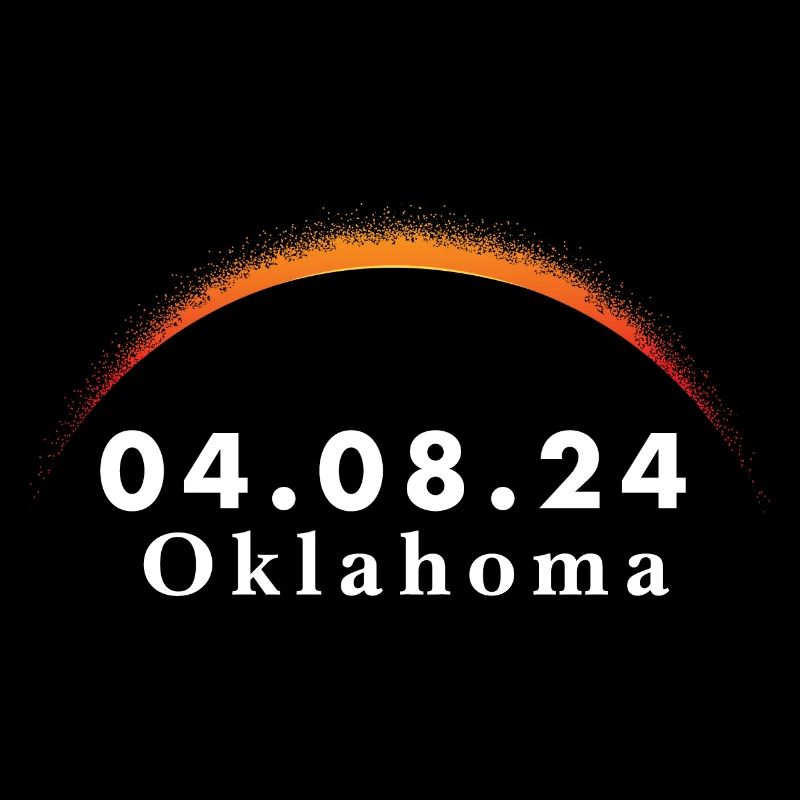 Total Solar Eclipse Path of Totality Oklahoma