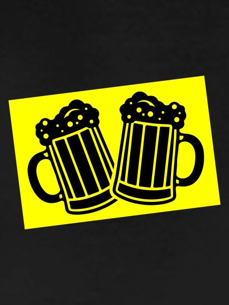 Drinking beer symbol