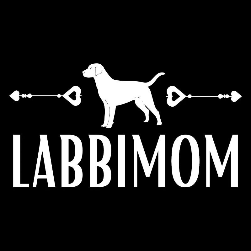 Labbi Mom Muttertag Labrador Retriever Hund Gassi