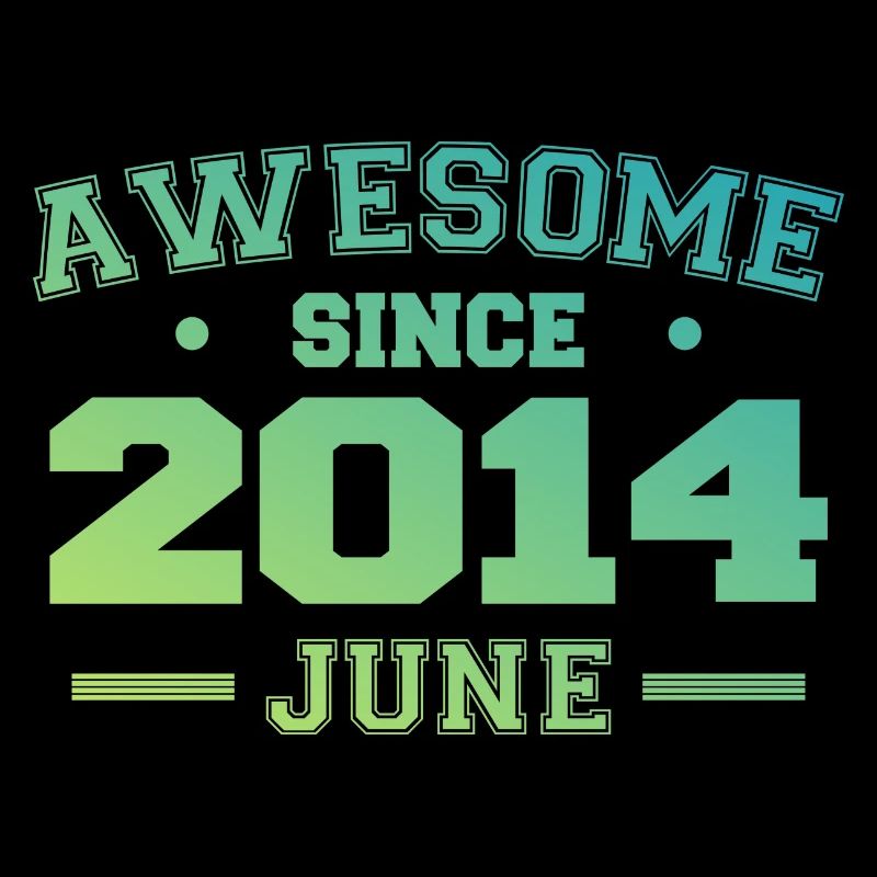 June 2014 Birthday Year 2014 June Gift 2014