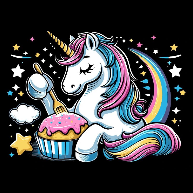 Unicorn Cupcake Heart Baker Baking Bake Cupcakes