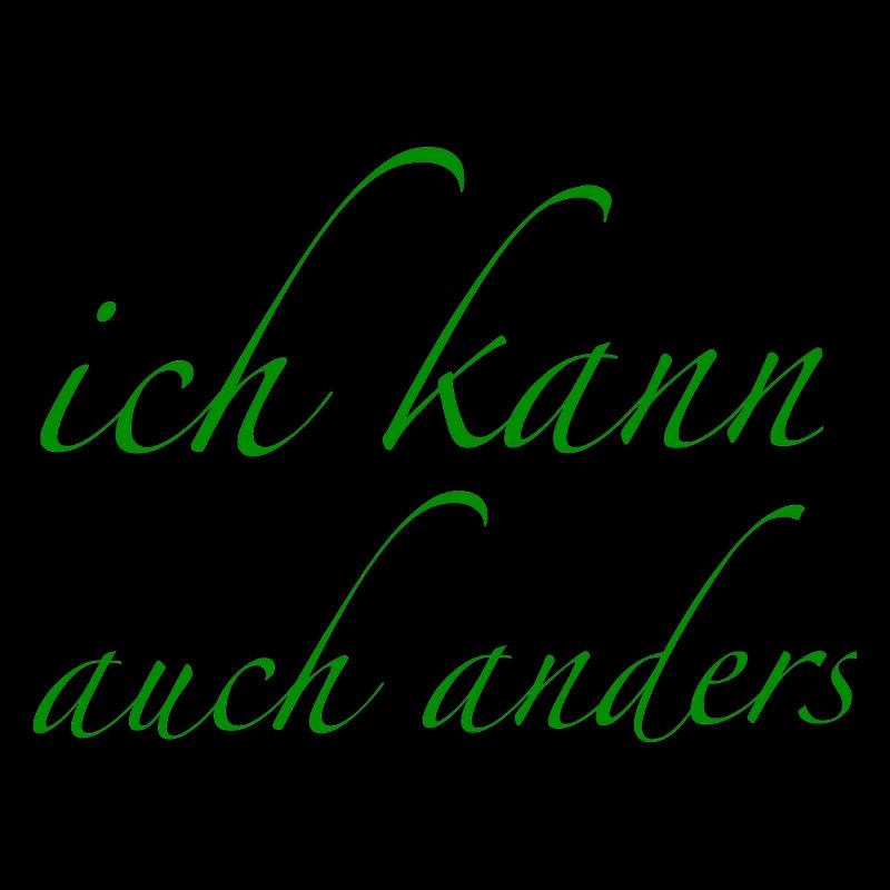 ich kann auch anders