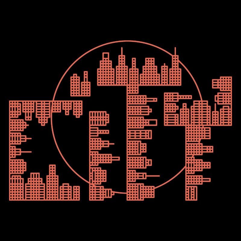 Skyline, City - Version rouge