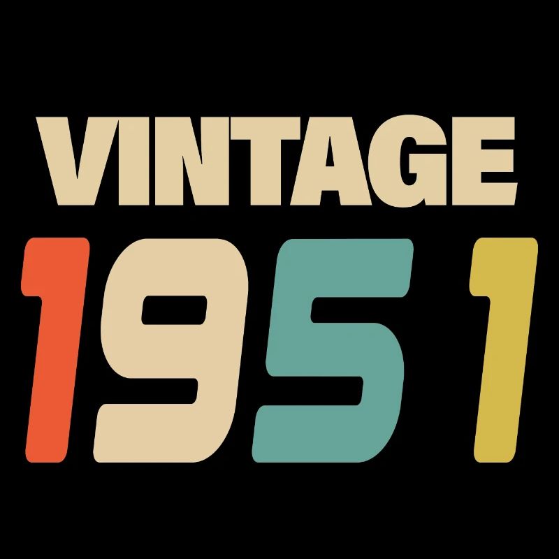 1951 Vintage Retro Classique 1951