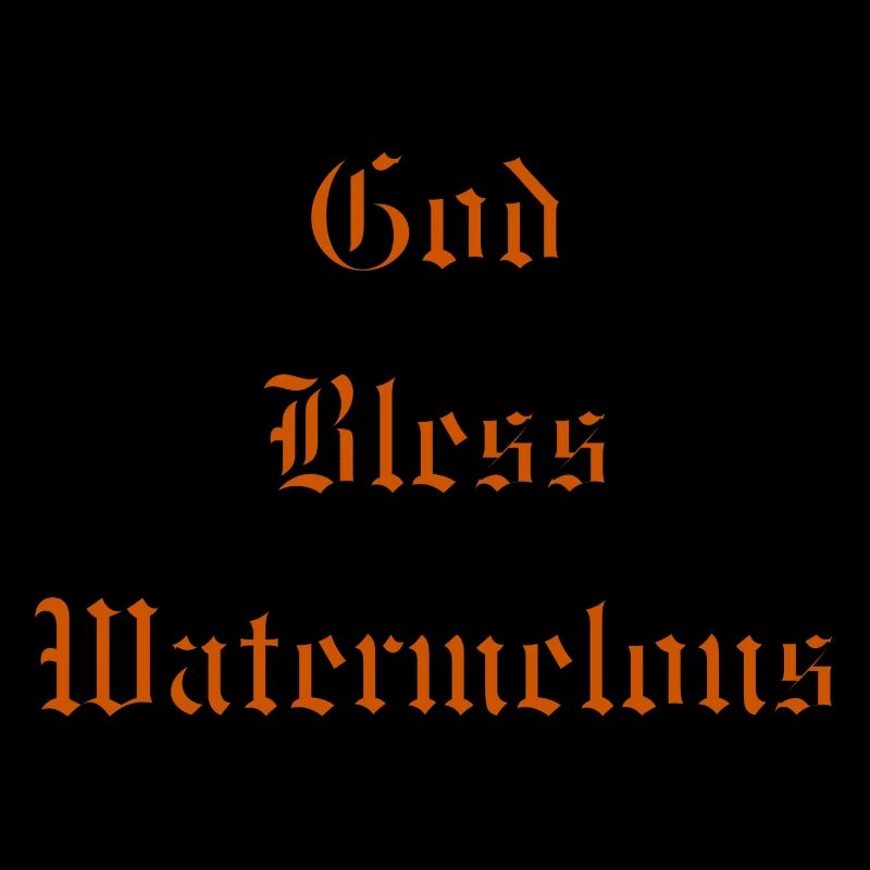 Que Dieu bénisPastèques