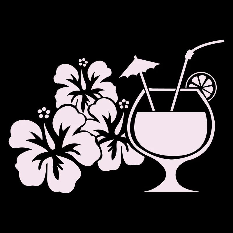 Boisson cocktail à l’hibiscus d’Hawaï