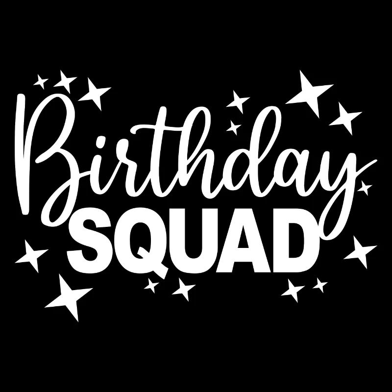 Birthday Squad Matching Gruppe Geburtstagsfeier Geschenk