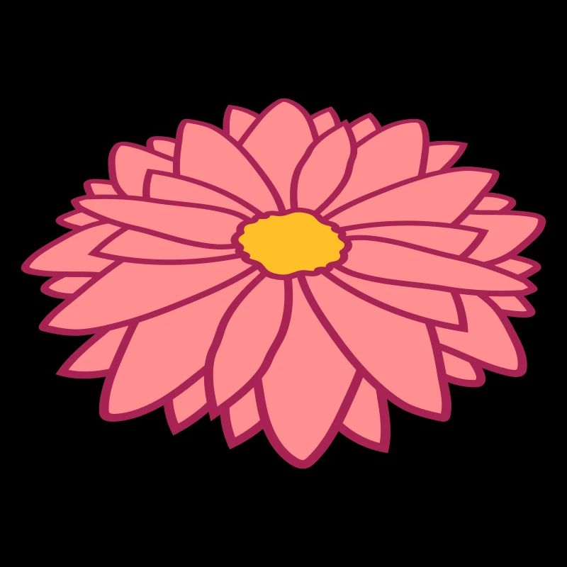 Hübsche bunte Blume Design