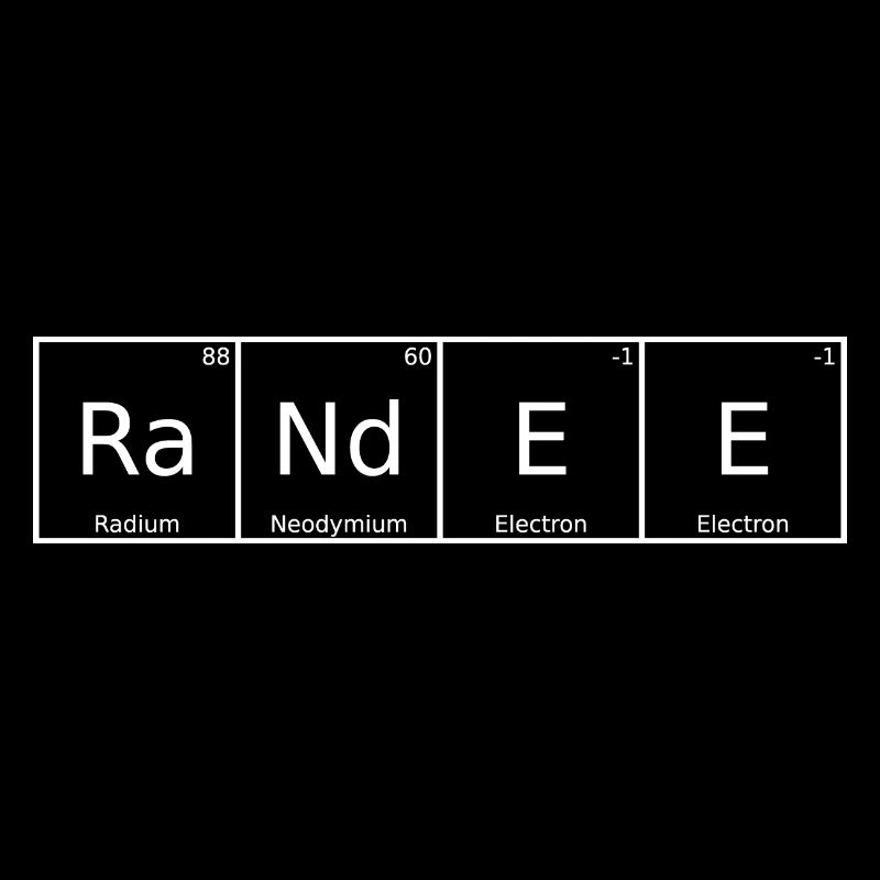 Randee Nom Prénom Chimie Tableau périodique Éléments