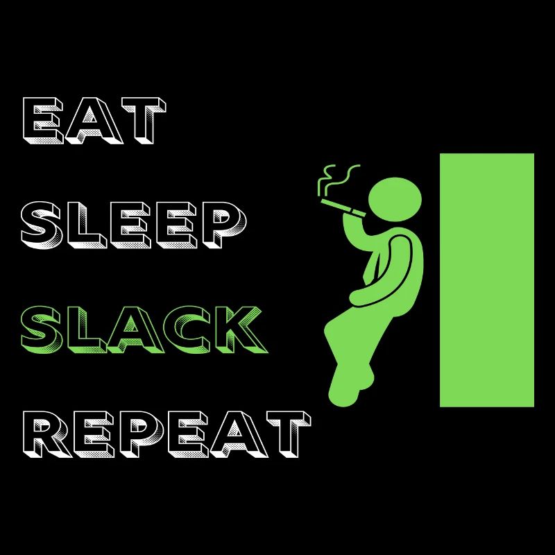 Manger Sleep Slack Répéter