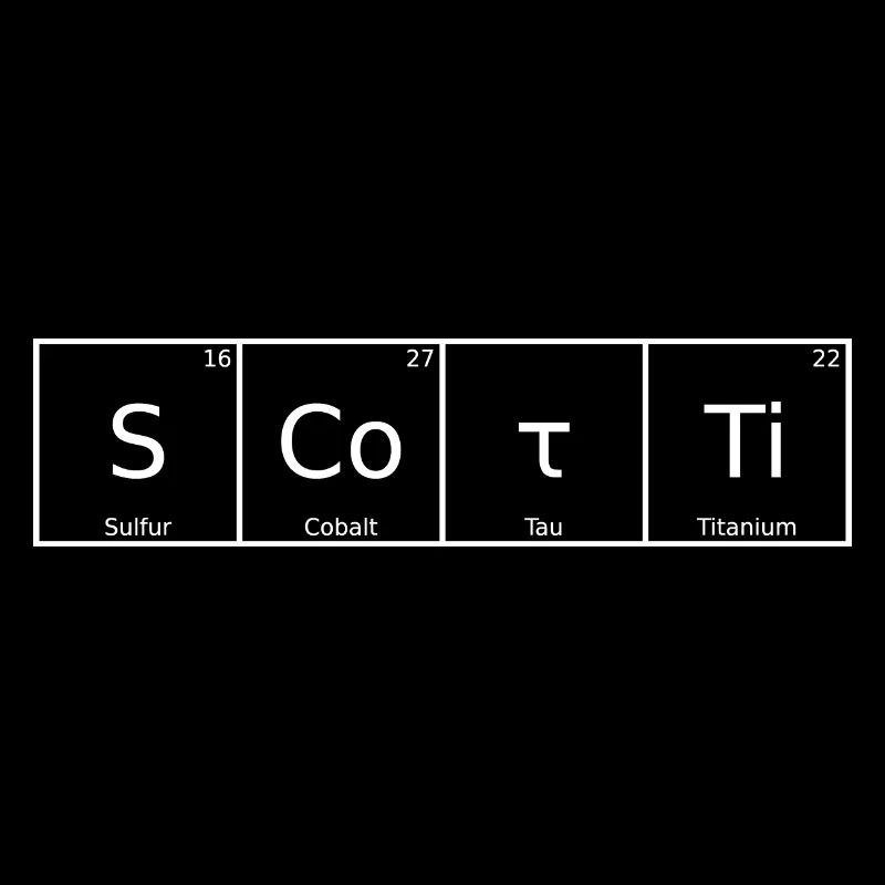 Scotti Name First Name Chemistry Periodic Table Elements