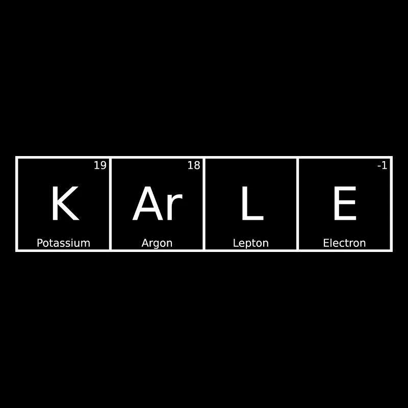Karle Name Vorname Chemie Periodensystem Elemente