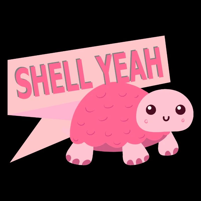 Shell yes turtle shirt