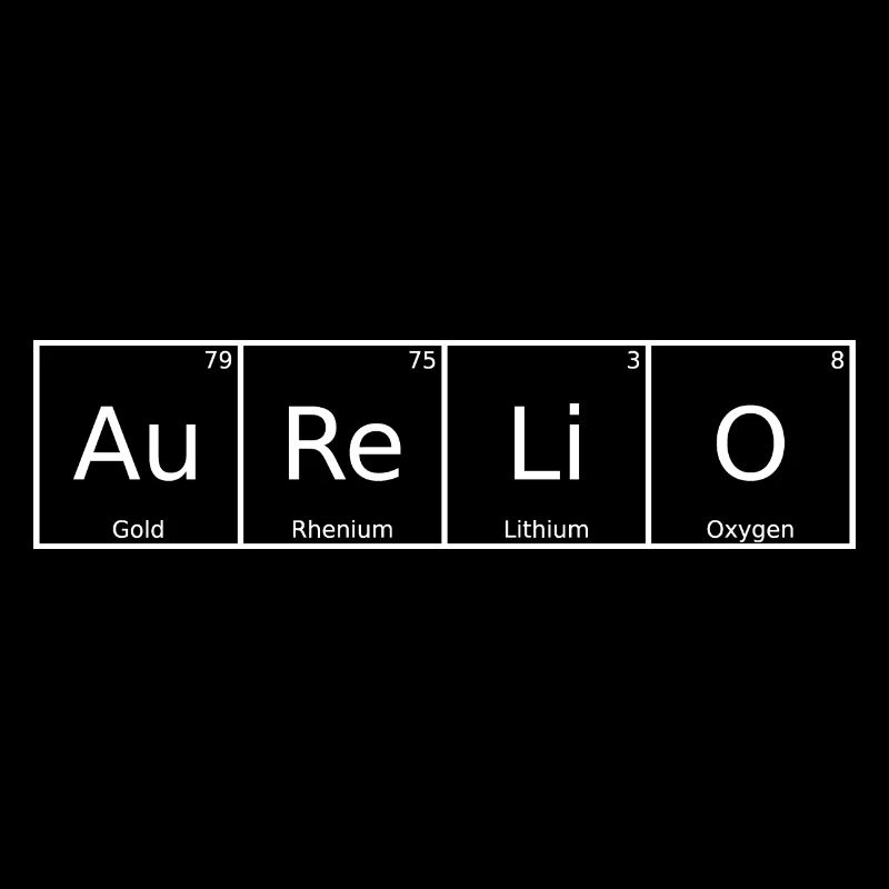 Aurelio Surname First Name Chemistry Periodic Table Element