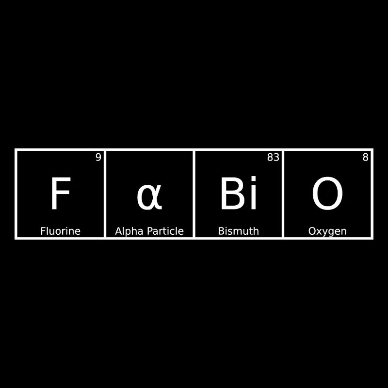 Fabio Surname First name Chemistry Periodic Table Elements