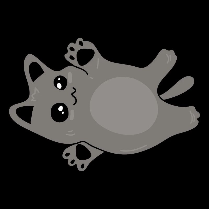 mignon bébé chat gris