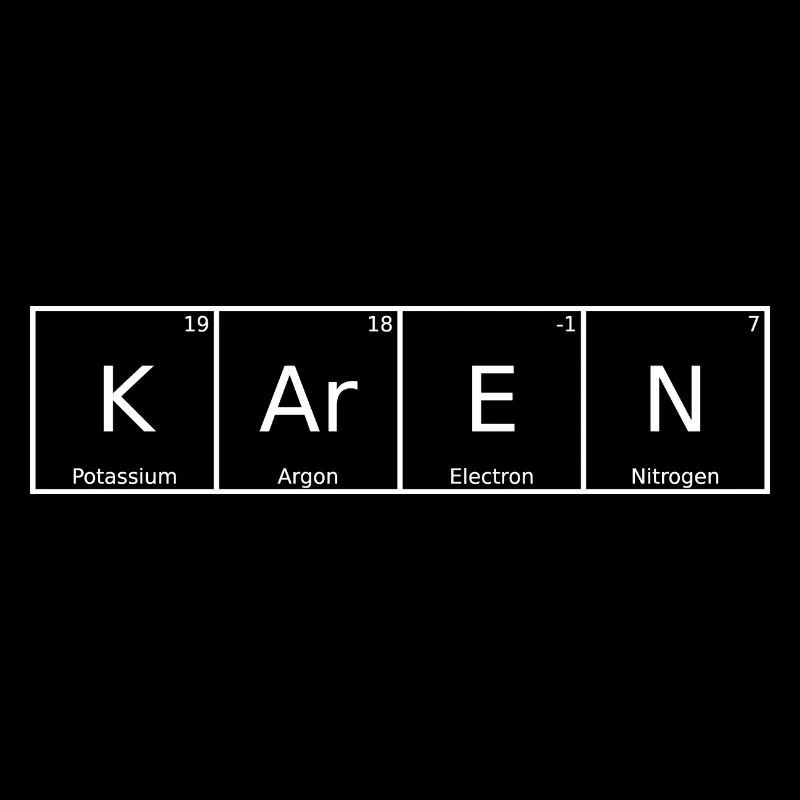 Karen Surname First name Chemistry Periodic Table Elements