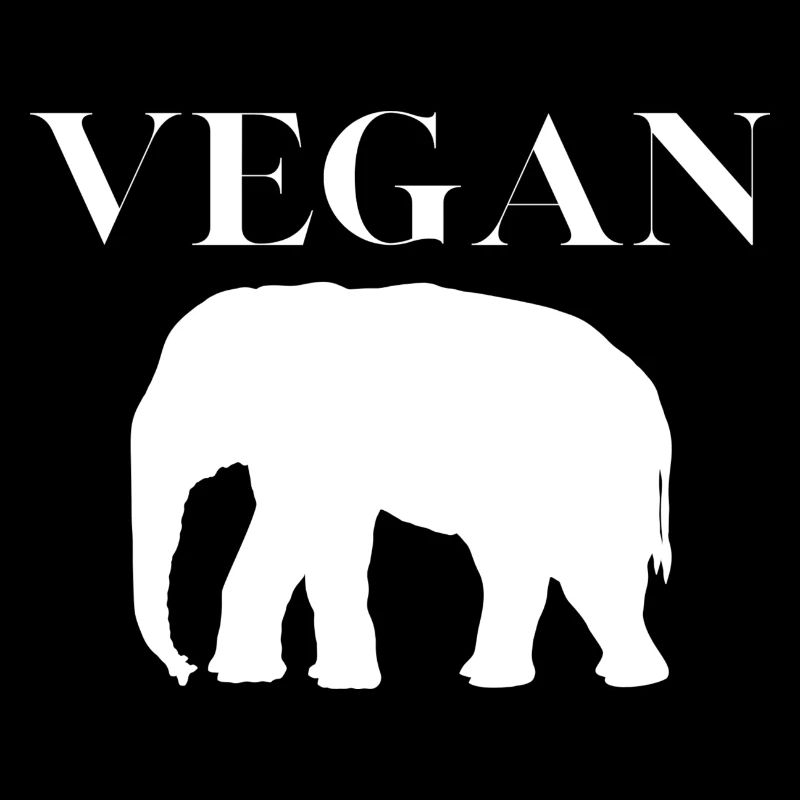 Éléphant végétalien