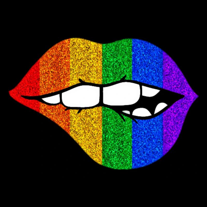 LGBTQ+ LIPS BITING PRIDE