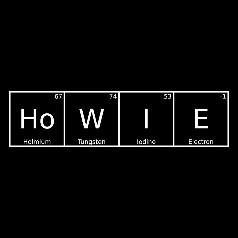 Howie Nom Prénom Chimie Éléments du tableau périodique