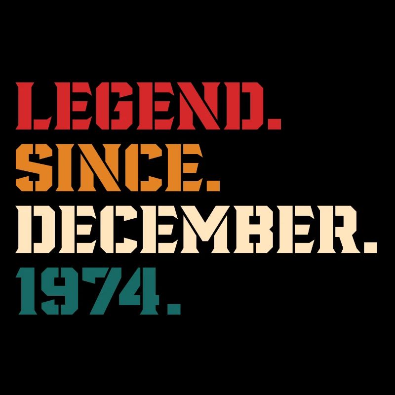 Legende seit Dezember 1974
