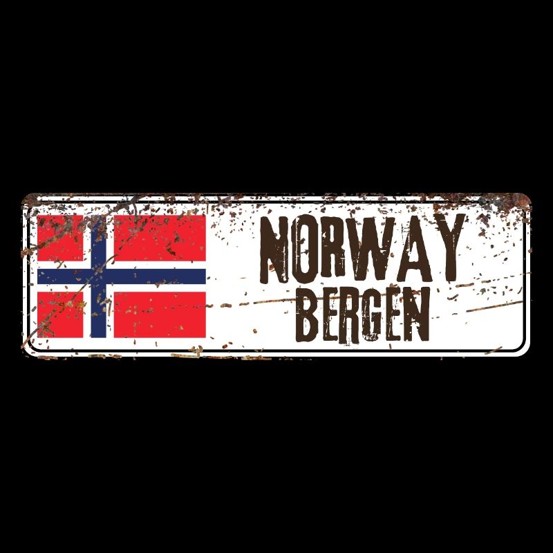 Bergen Norvège Drapeau