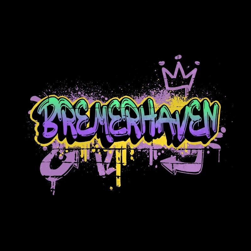 Bremerhaven Germany Graffiti Spray Sprayer