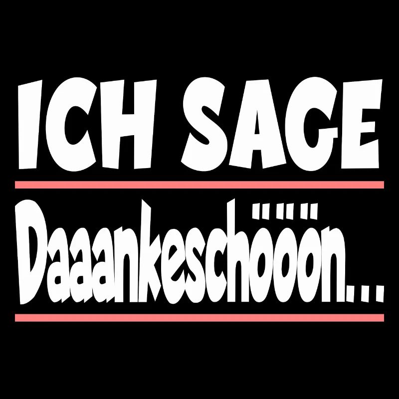 Ich sage Dankeschön für einen Kollege oder